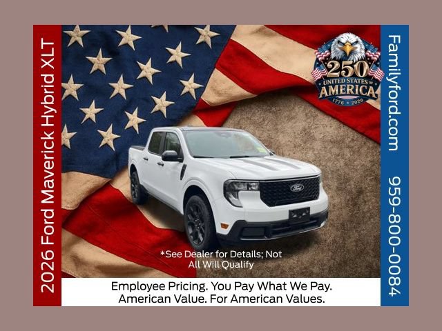 New 2026 Ford Maverick XLT w/ Equipment Group 301A AWD/4WD image 1