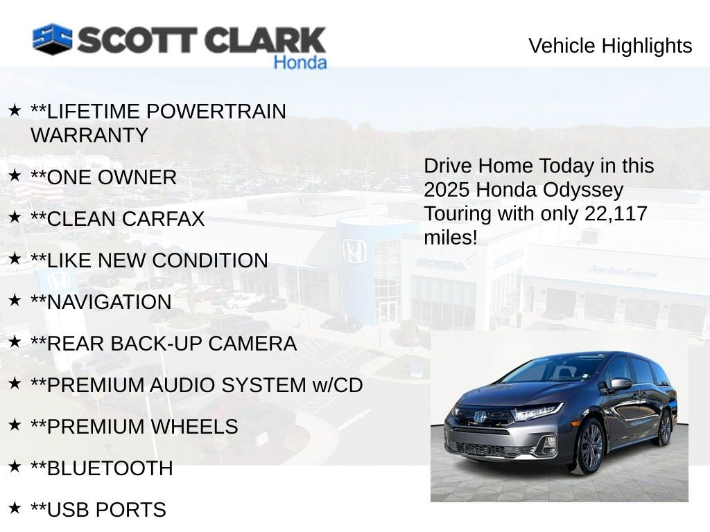 Used 2025 Honda Odyssey Touring image 11