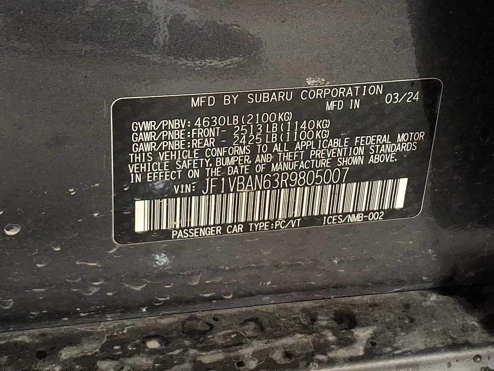 Used 2024 Subaru WRX Limited AWD/4WD image 27