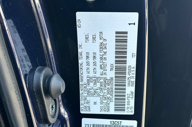 Used 2024 Toyota Tundra SR5 w/ SR5 Convenience Package AWD/4WD image 30