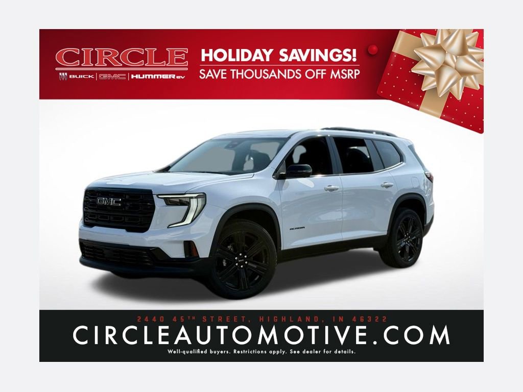 New 2026 GMC Acadia Elevation w/ Black Edition