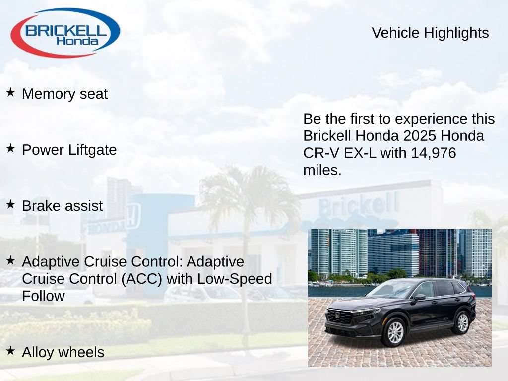 Certified 2025 Honda CR-V EX-L image 9
