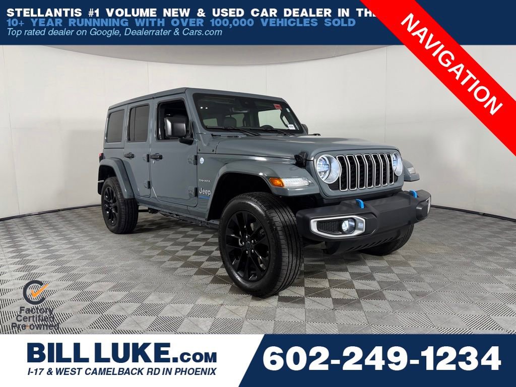 Used 2024 Jeep Wrangler Unlimited Sahara w/ Technology Group AWD/4WD image 1