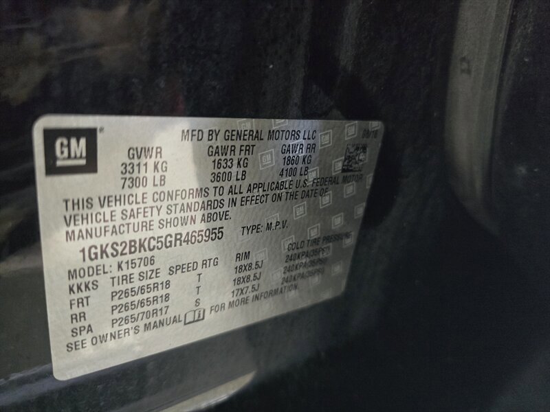 Used 2016 GMC Yukon SLT image 44