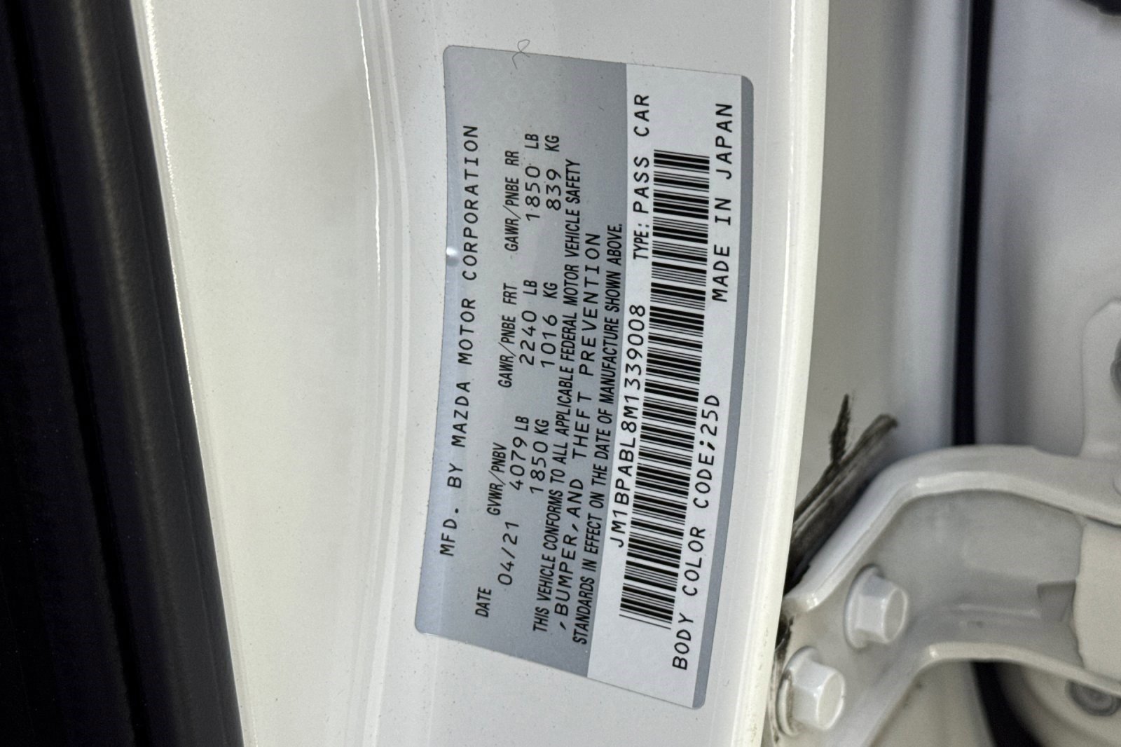 Used 2021 MAZDA MAZDA3 s FWD image 21