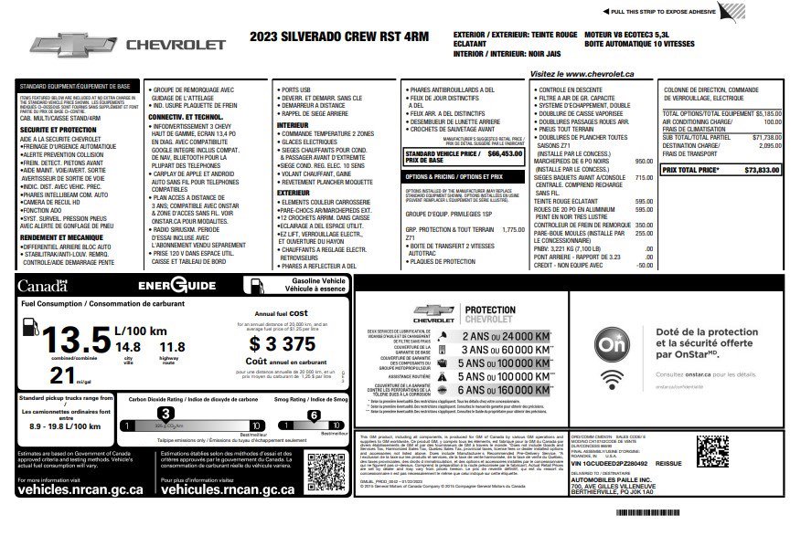Certified 2023 Chevrolet Silverado 1500 RST AWD/4WD image 33