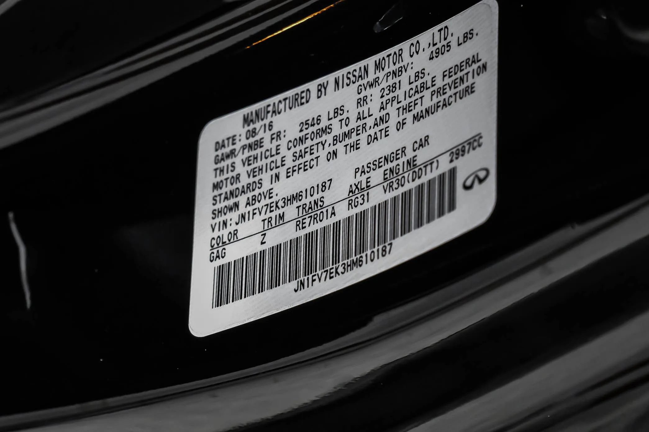 Used 2017 INFINITI Q60 Red Sport 400 RWD image 63