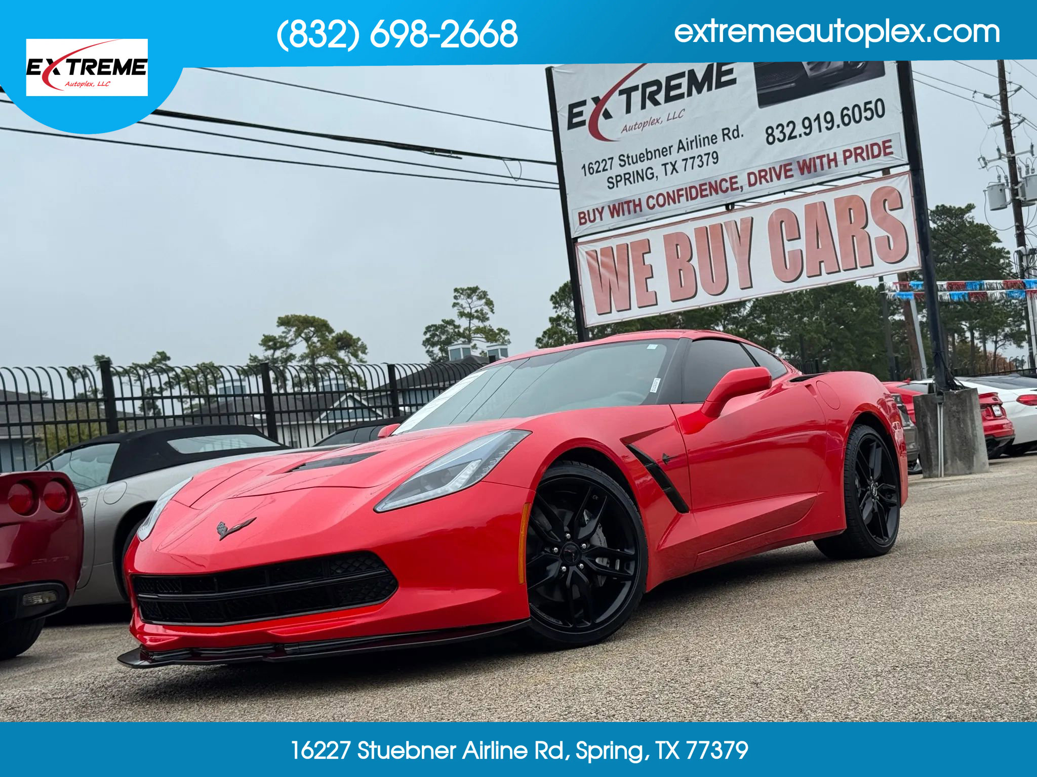 Used 2018 Chevrolet Corvette Stingray Coupe 2D w/ Carbon Flash Badge Package