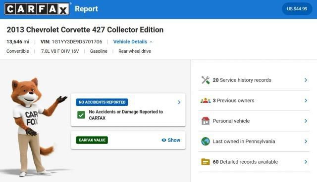 Used 2013 Chevrolet Corvette 427 w/ 1SB Preferred Equipment Group RWD image 7