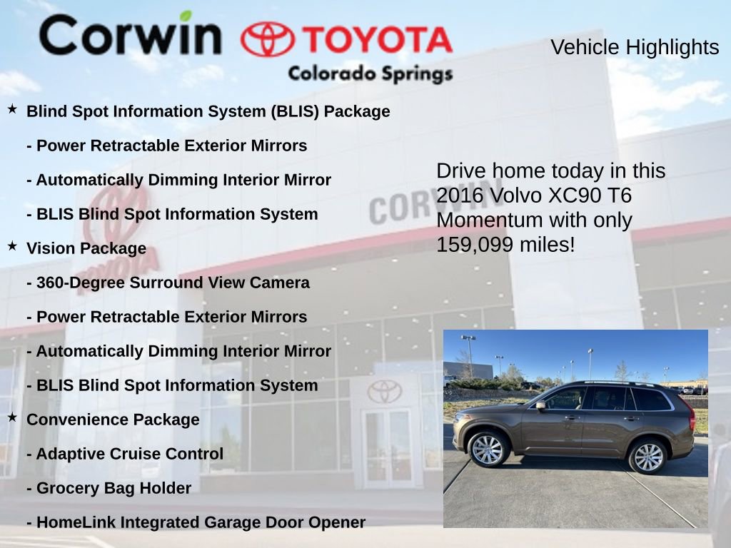 Used 2016 Volvo XC90 T6 Momentum AWD/4WD image 6