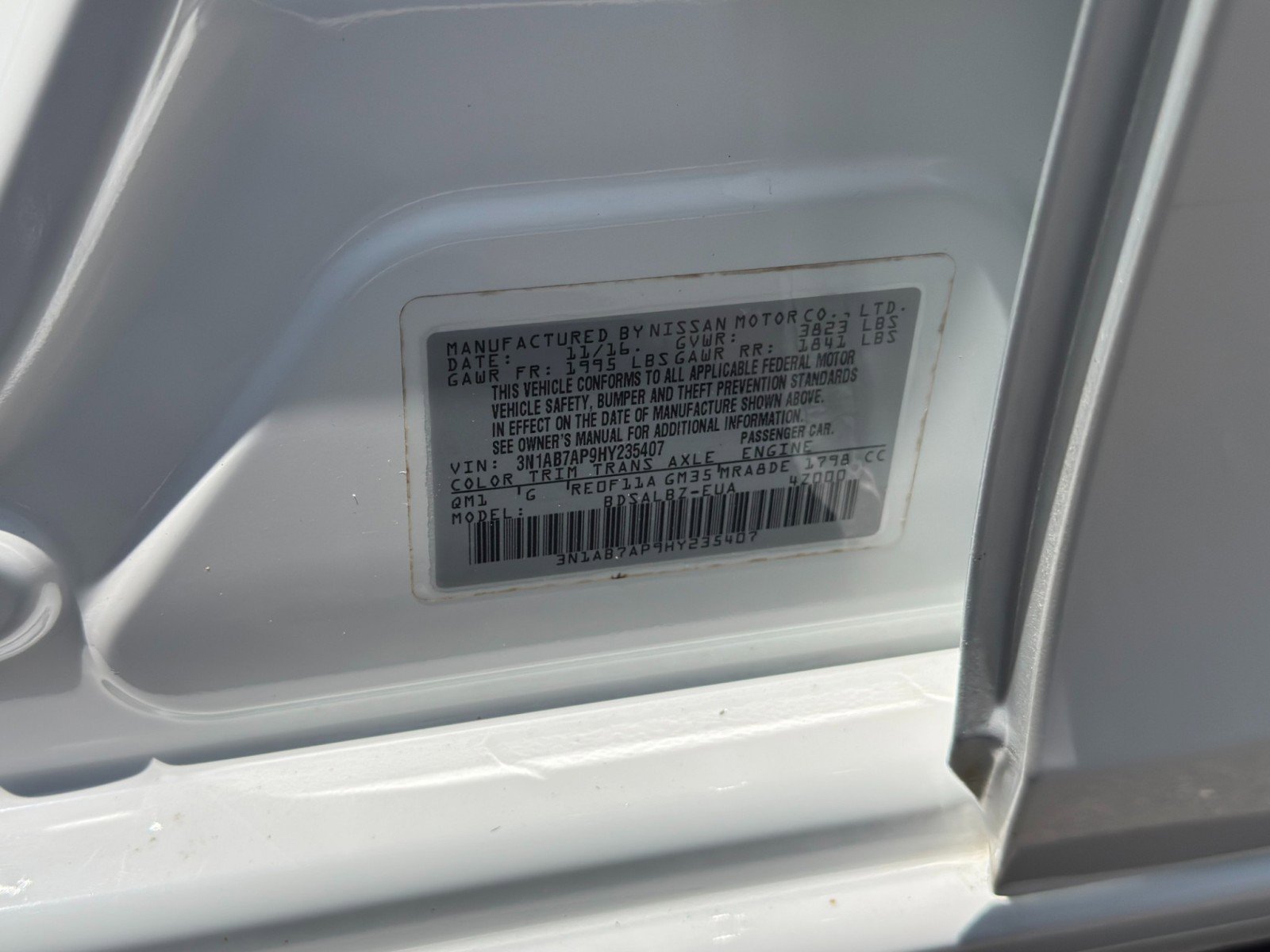 Used 2017 Nissan Sentra S w/ S Style Package FWD image 38