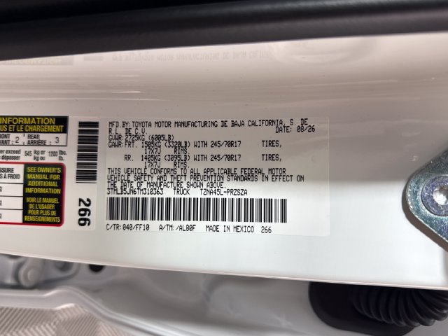 New 2026 Toyota Tacoma SR5 AWD/4WD image 23