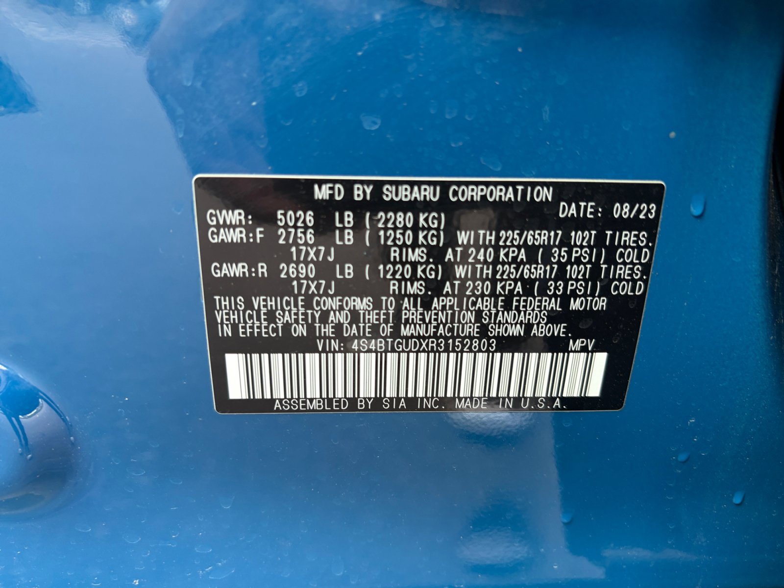 Used 2024 Subaru Outback Wilderness AWD/4WD image 33