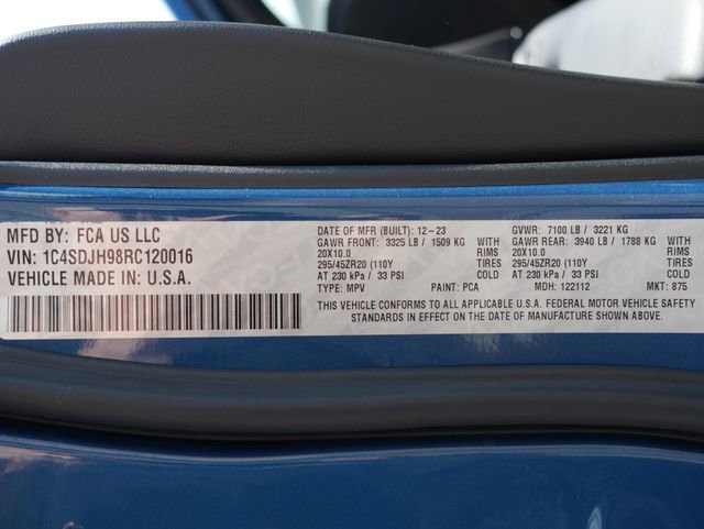 Used 2024 Dodge Durango SRT Hellcat AWD/4WD image 34