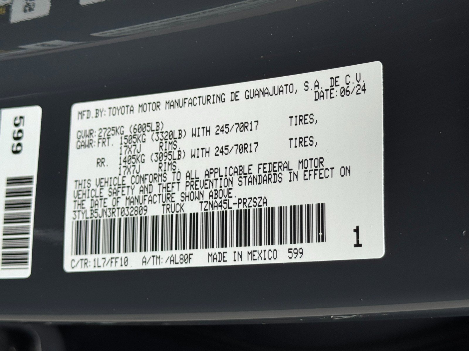 Used 2024 Toyota Tacoma SR5 w/ SR5 Upgrade Package image 45