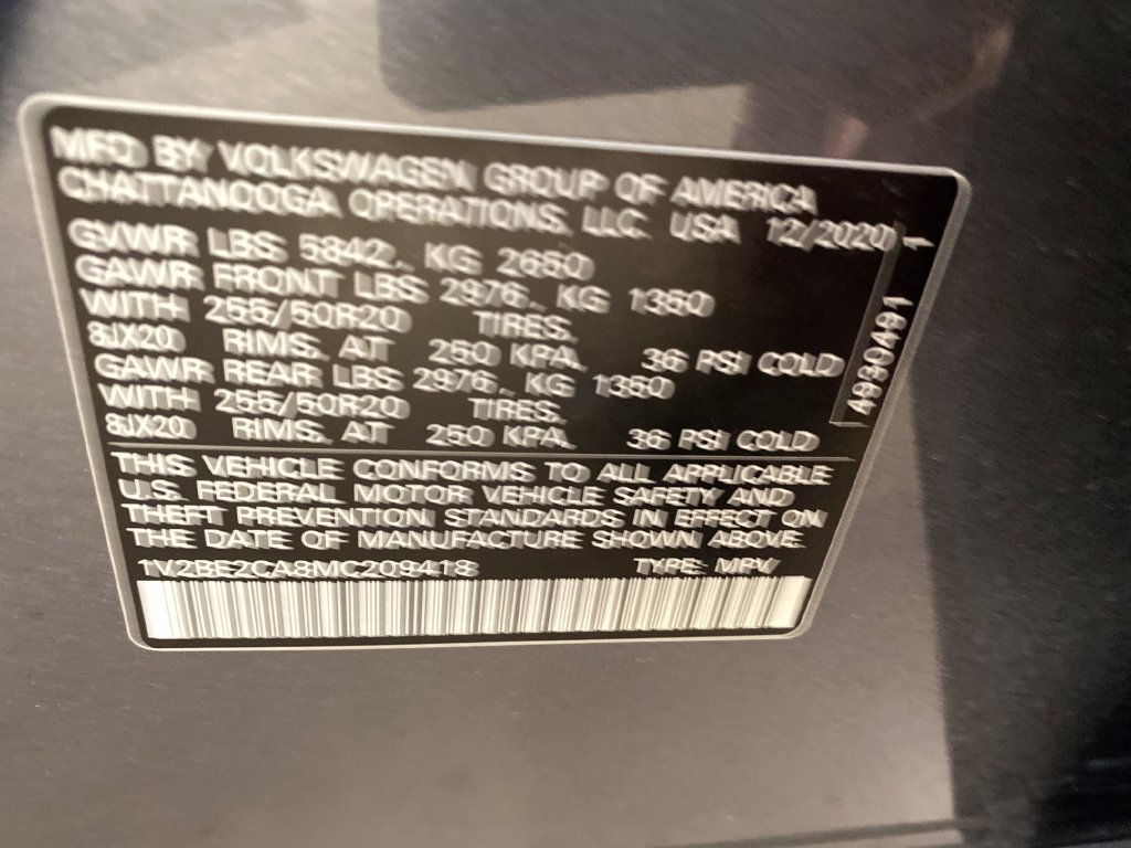 Used 2021 Volkswagen Atlas Cross Sport SEL AWD/4WD image 30
