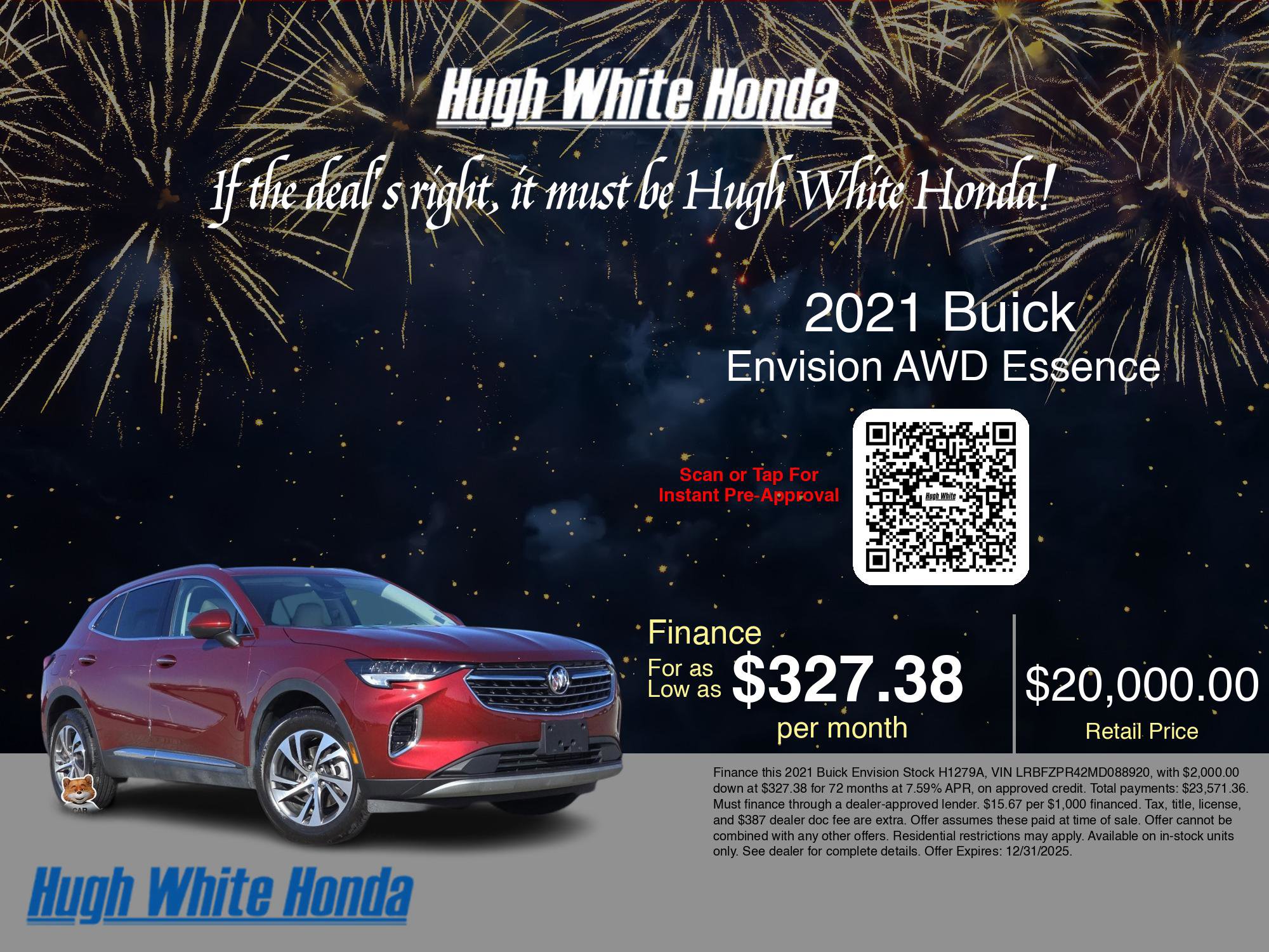 Used 2021 Buick Envision Essence image 3