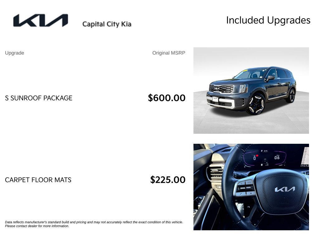 Used 2024 Kia Telluride S w/ S Sunroof Package AWD/4WD image 4