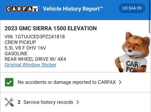 Used 2023 GMC Sierra 1500 Elevation image 4