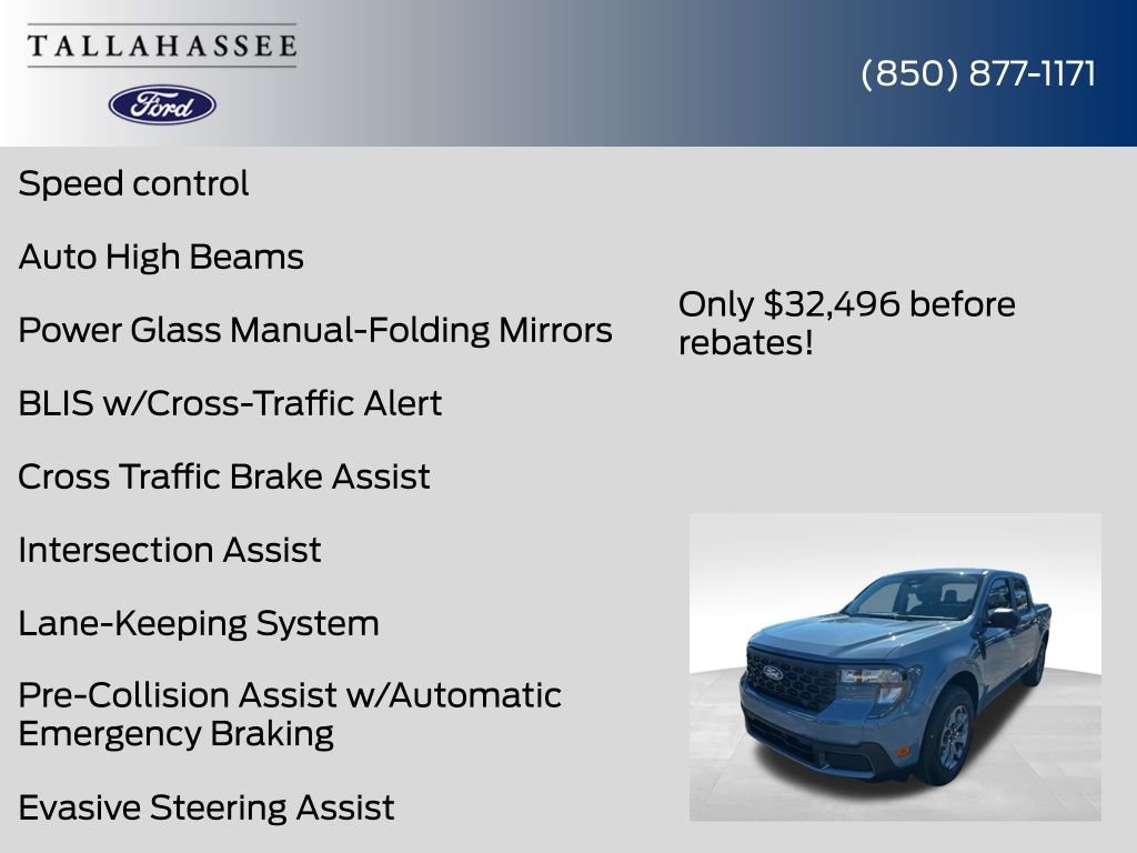 New 2025 Ford Maverick XLT w/ Equipment Group 302A image 34