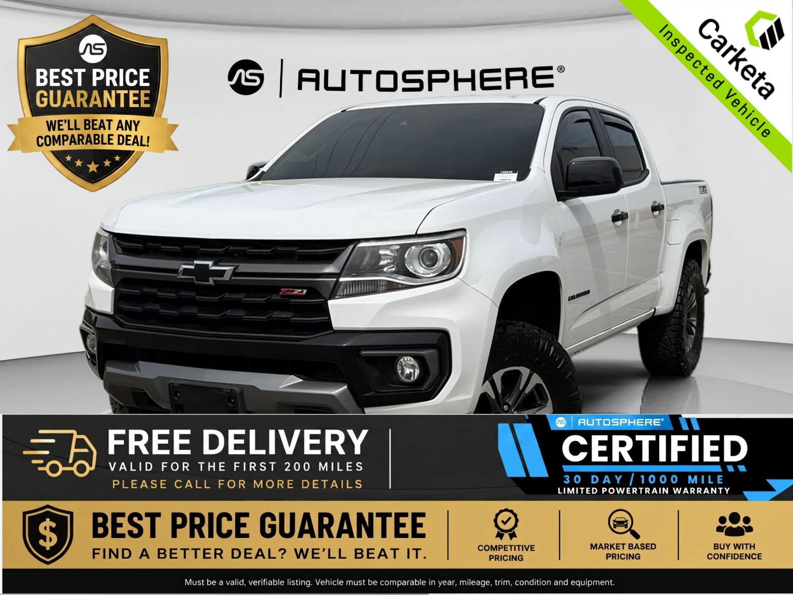 Used 2022 Chevrolet Colorado Z71 w/ Safety Package RWD image 1