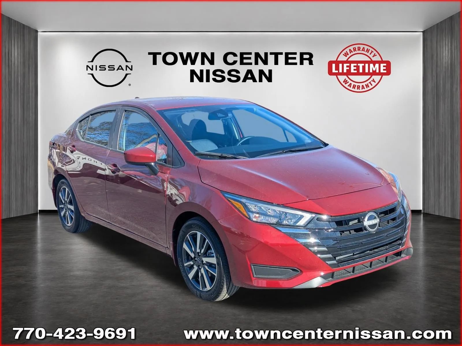New 2025 Nissan Versa SV w/ Trunk Package FWD image 1