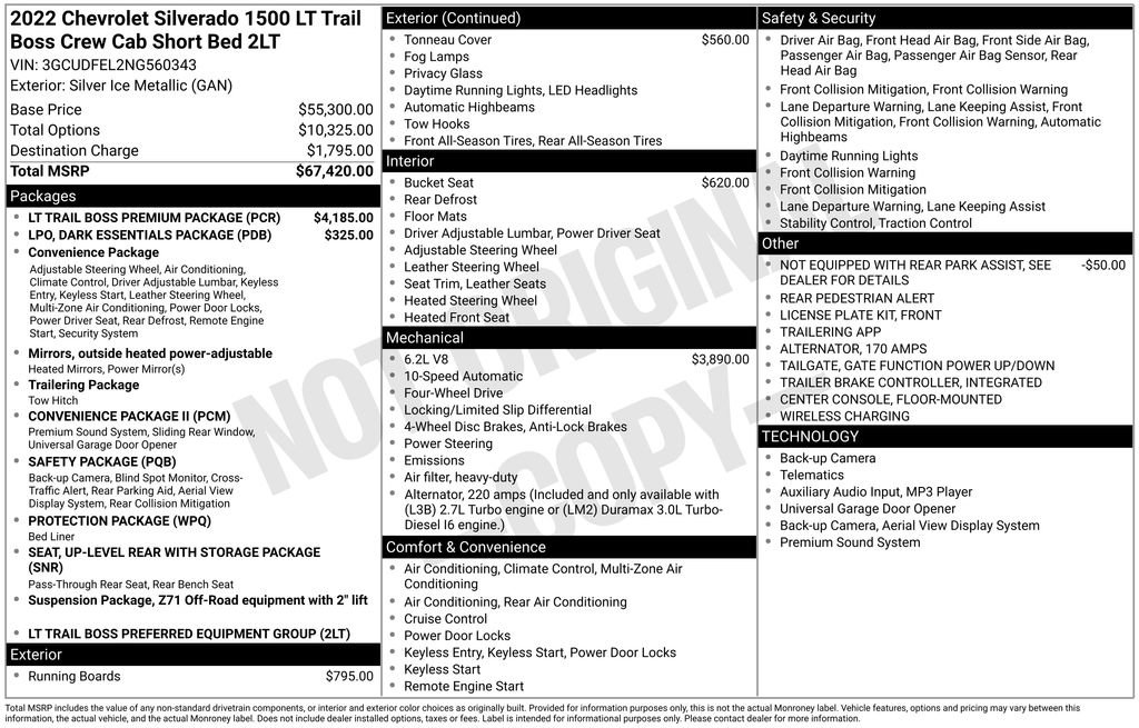 Used 2022 Chevrolet Silverado 1500 LT Trail Boss w/ LT Trail Boss Premium Package image 24