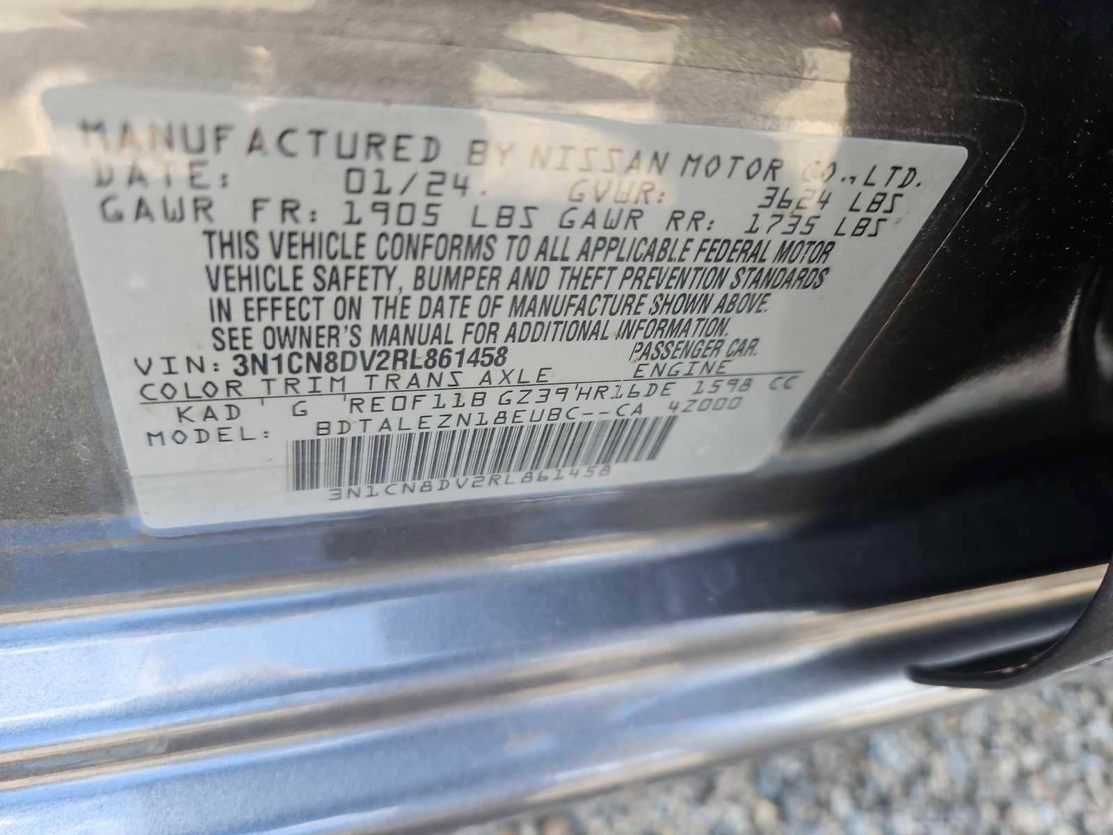 Used 2024 Nissan Versa S w/ S Plus Package FWD image 14