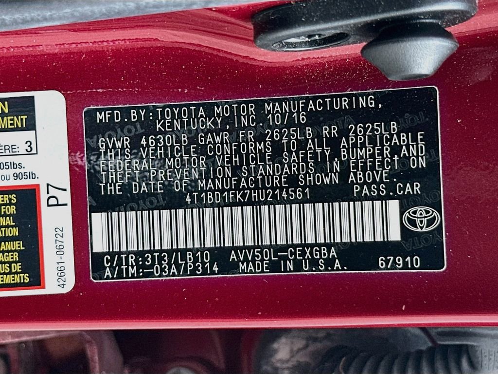 Used 2017 Toyota Camry XLE FWD image 31