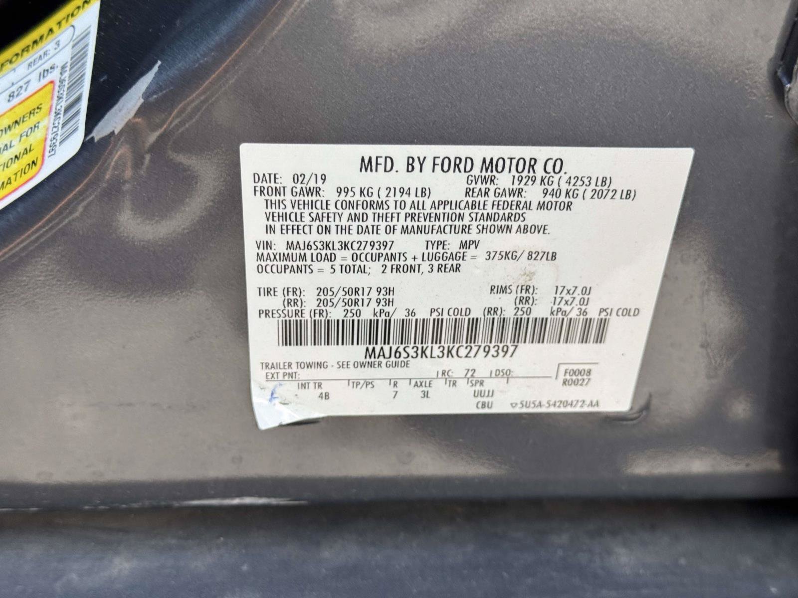 Used 2019 Ford EcoSport Titanium AWD/4WD image 15