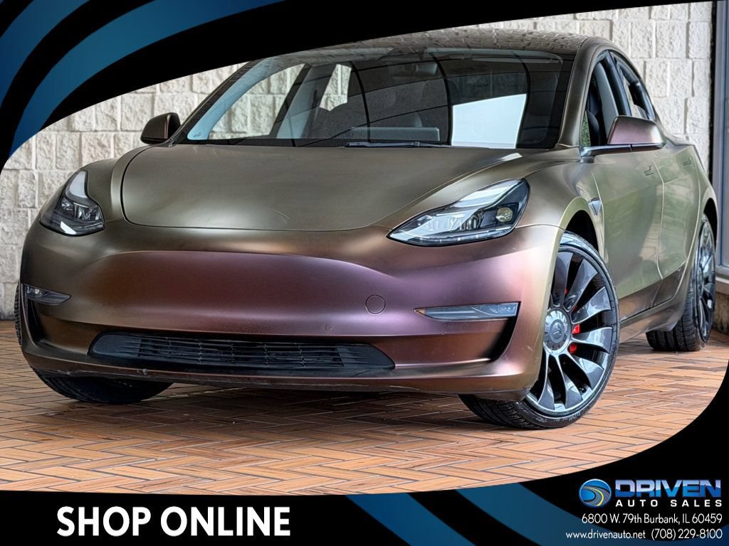Used 2022 Tesla Model 3 Performance AWD/4WD image 1
