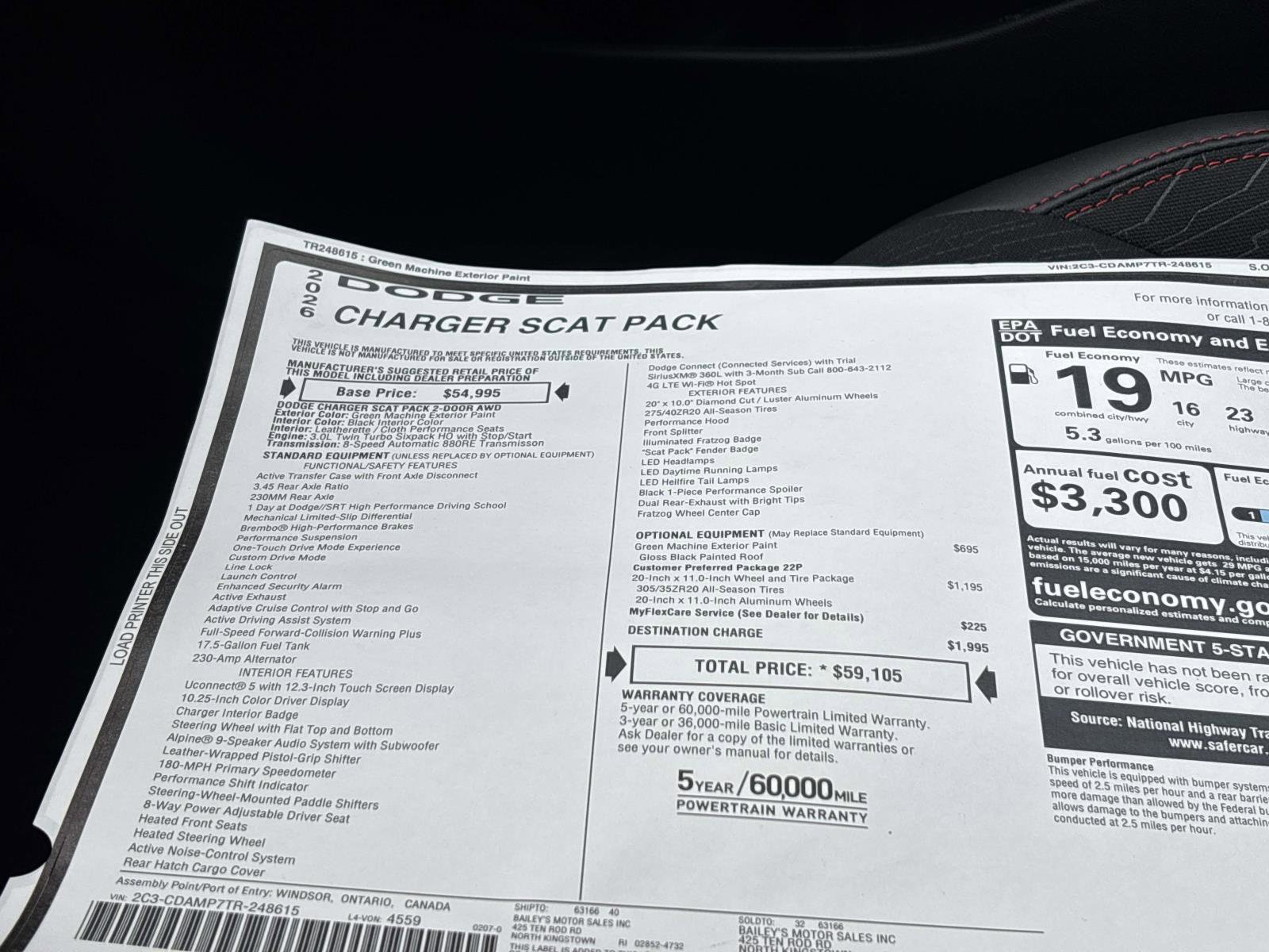 New 2026 Dodge Charger Scat Pack image 12