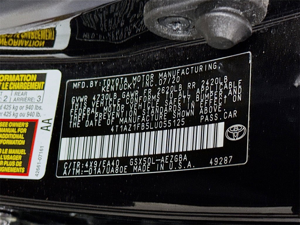 Certified 2020 Toyota Avalon XLE w/ Moonroof Package image 34