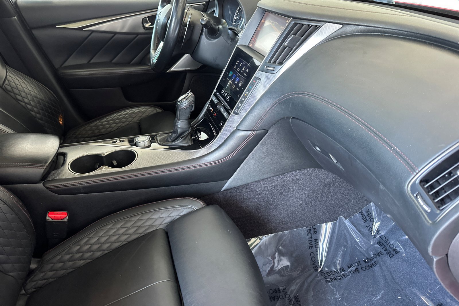 Used 2019 INFINITI Q50 Red Sport 400 w/ Sensory Package RWD image 16