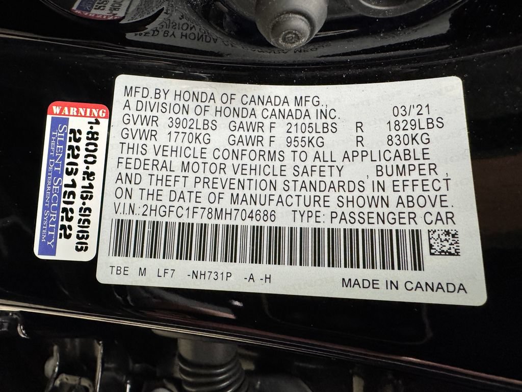 Used 2021 Honda Civic EX-L image 29