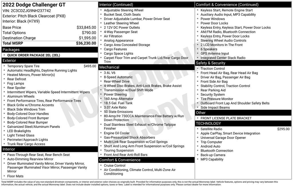 Used 2022 Dodge Challenger GT RWD image 8