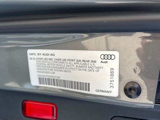 Used 2023 Audi A5 2.0T Premium Plus w/ Premium Plus image 22