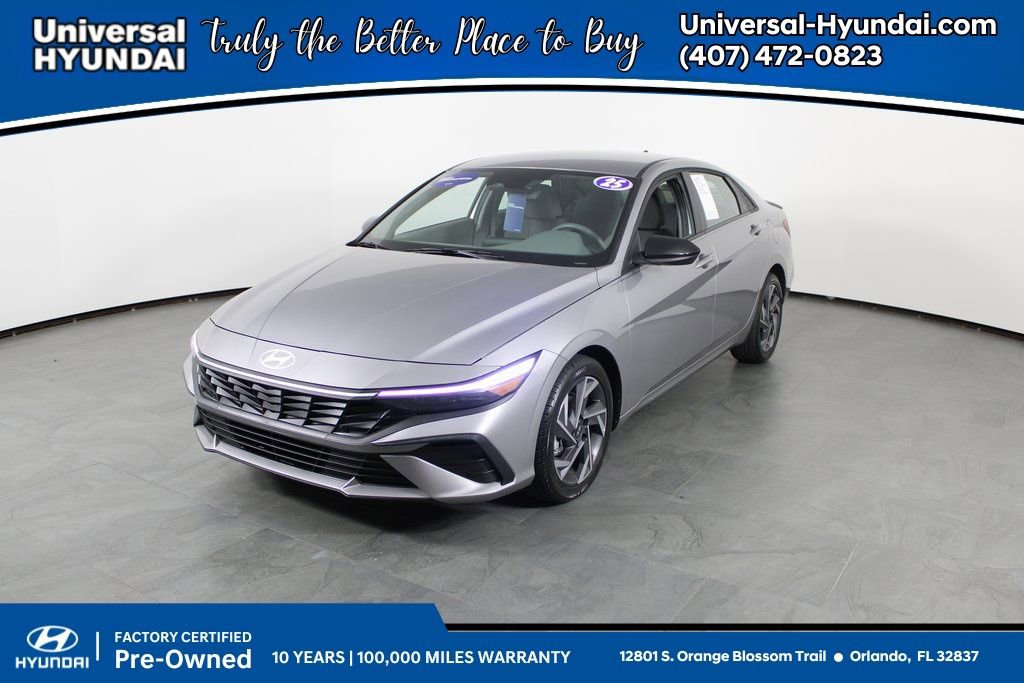 Certified 2025 Hyundai Elantra Sport