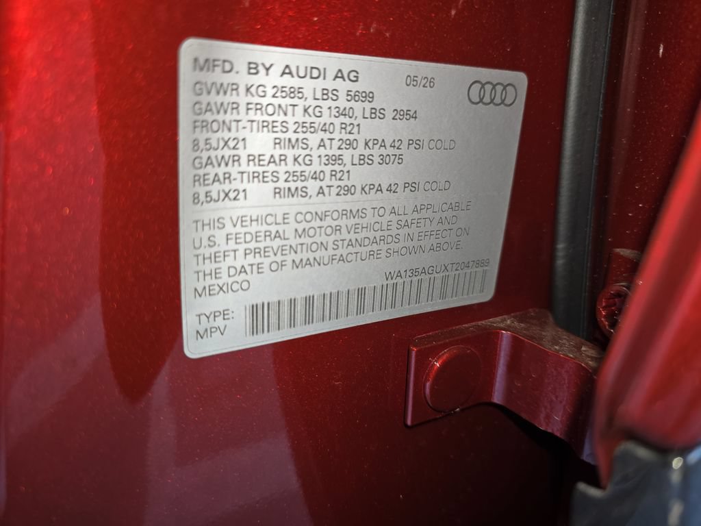 New 2026 Audi SQ5 Prestige AWD/4WD image 30