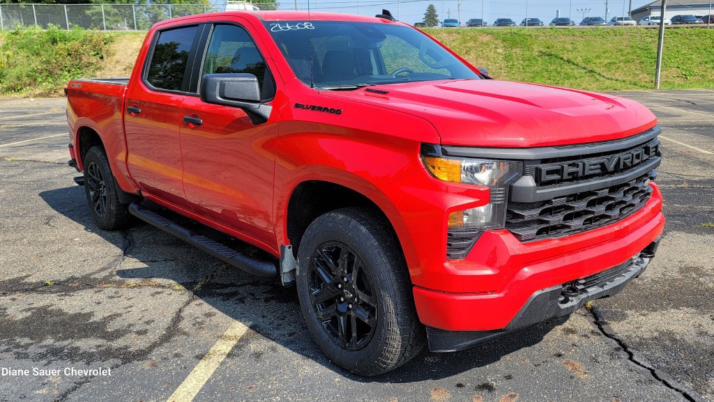 New 2026 Chevrolet Silverado 1500 Custom w/ Turbomax Blackout Package AWD/4WD image 2