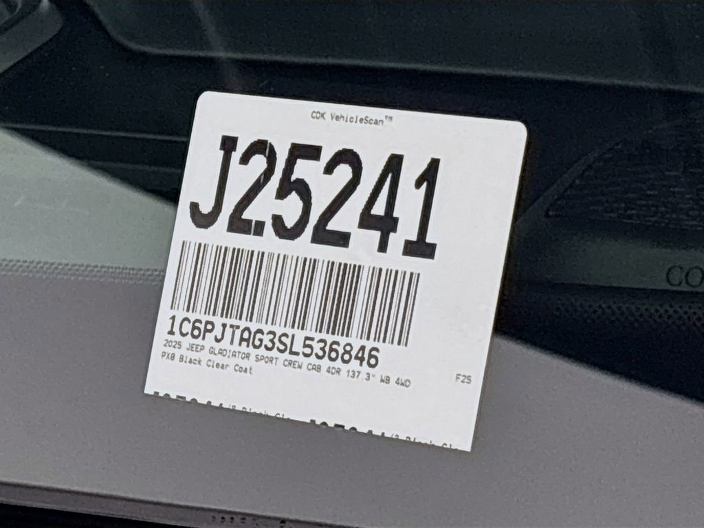 New 2025 Jeep Gladiator Sport image 26