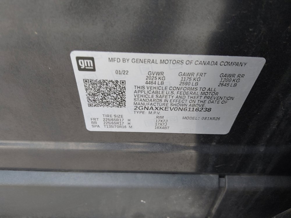 Used 2022 Chevrolet Equinox LT FWD image 33