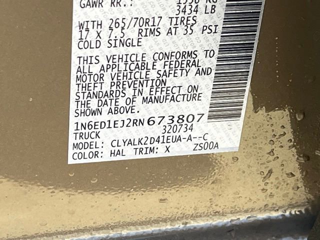 Used 2024 Nissan Frontier Pro-X w/ Technology Package image 34