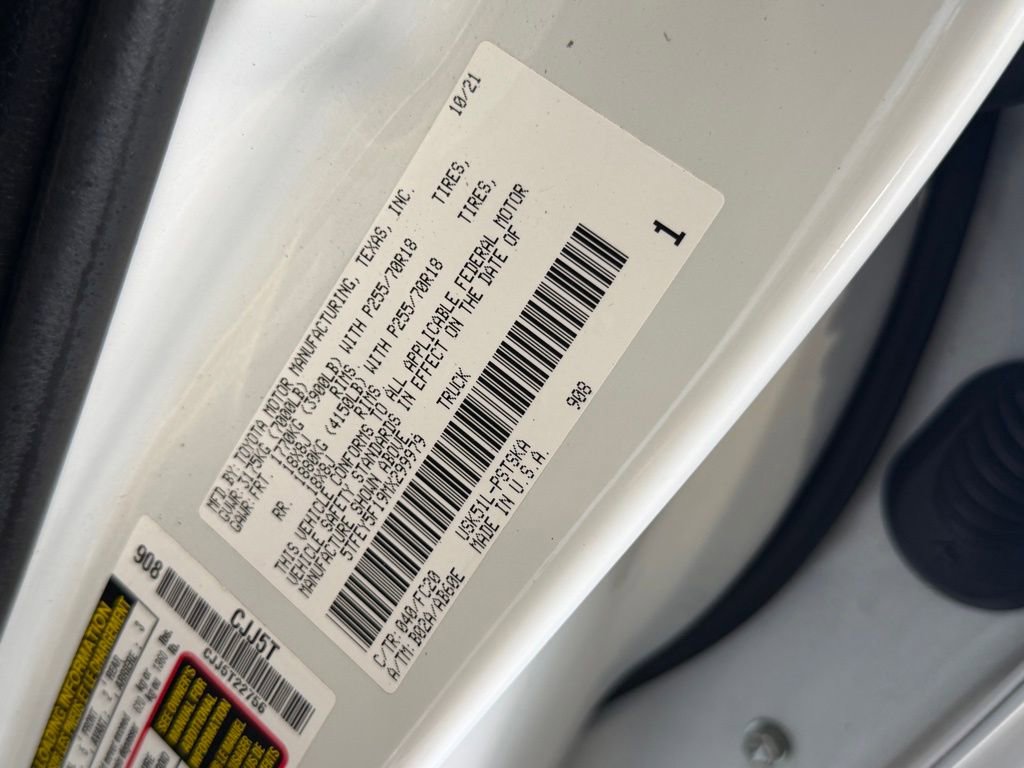 Certified 2021 Toyota Tundra SR5 RWD image 35