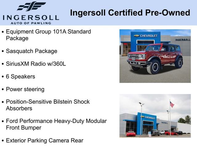 Used 2022 Ford Bronco 4-Door w/ Sasquatch Package image 5