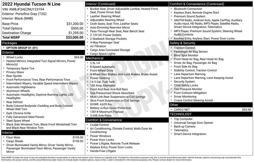 Used 2022 Hyundai Tucson N Line image 5