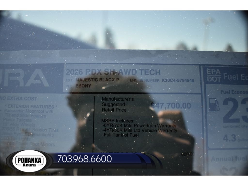 New 2026 Acura RDX w/ Technology Package AWD/4WD image 39