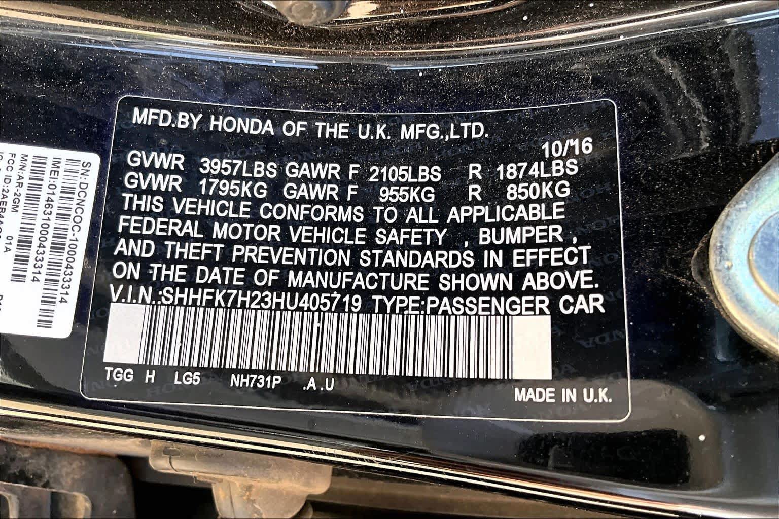 Used 2017 Honda Civic LX image 32