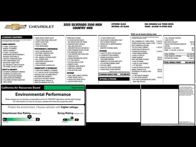 Used 2025 Chevrolet Silverado 2500 High Country w/ Technology Package image 3