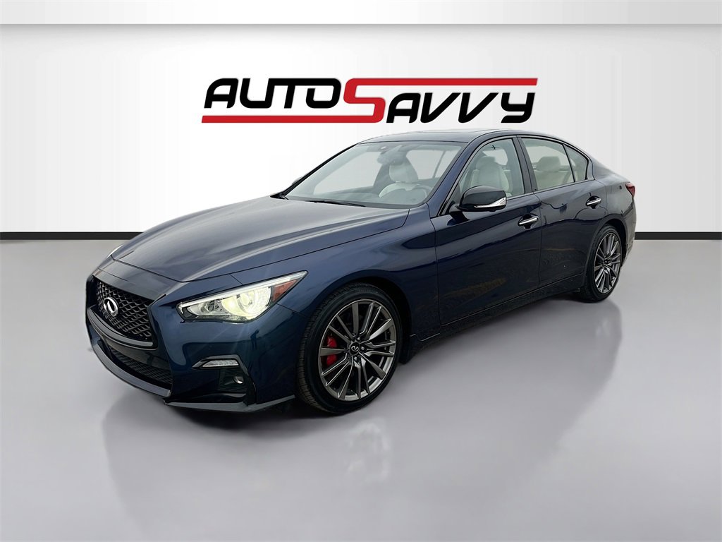 Used 2021 INFINITI Q50 Red Sport 400 w/ Cargo Package image 3